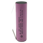 Acumulator 18650 2600mAh 3,7V cu tab pentru lipire, de calitate
