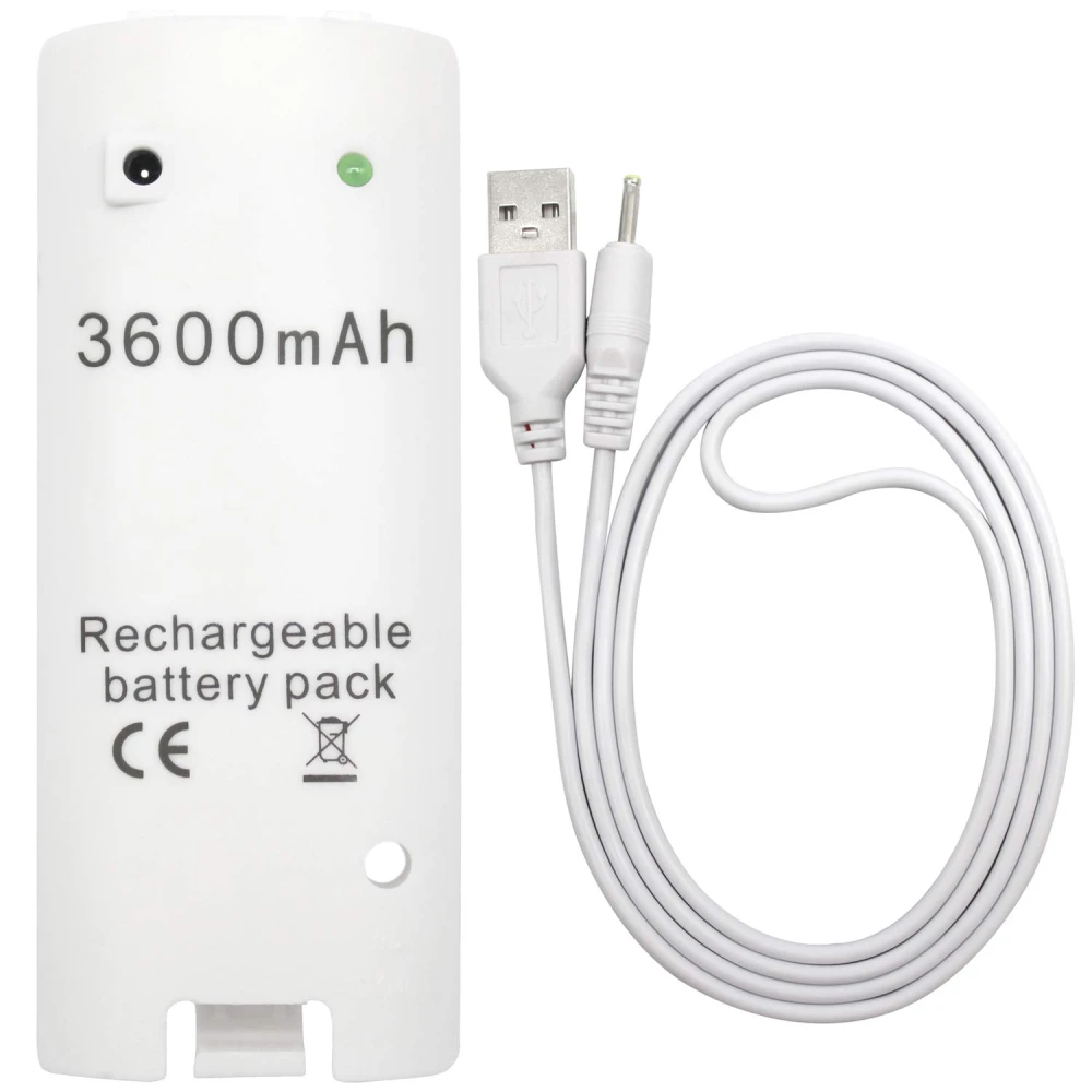 Baterie reincarcabila 3600mAh pentru mandouri Wii - putere si autonomie