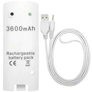 Baterie reincarcabila 3600mAh pentru mandouri Wii - putere si autonomie