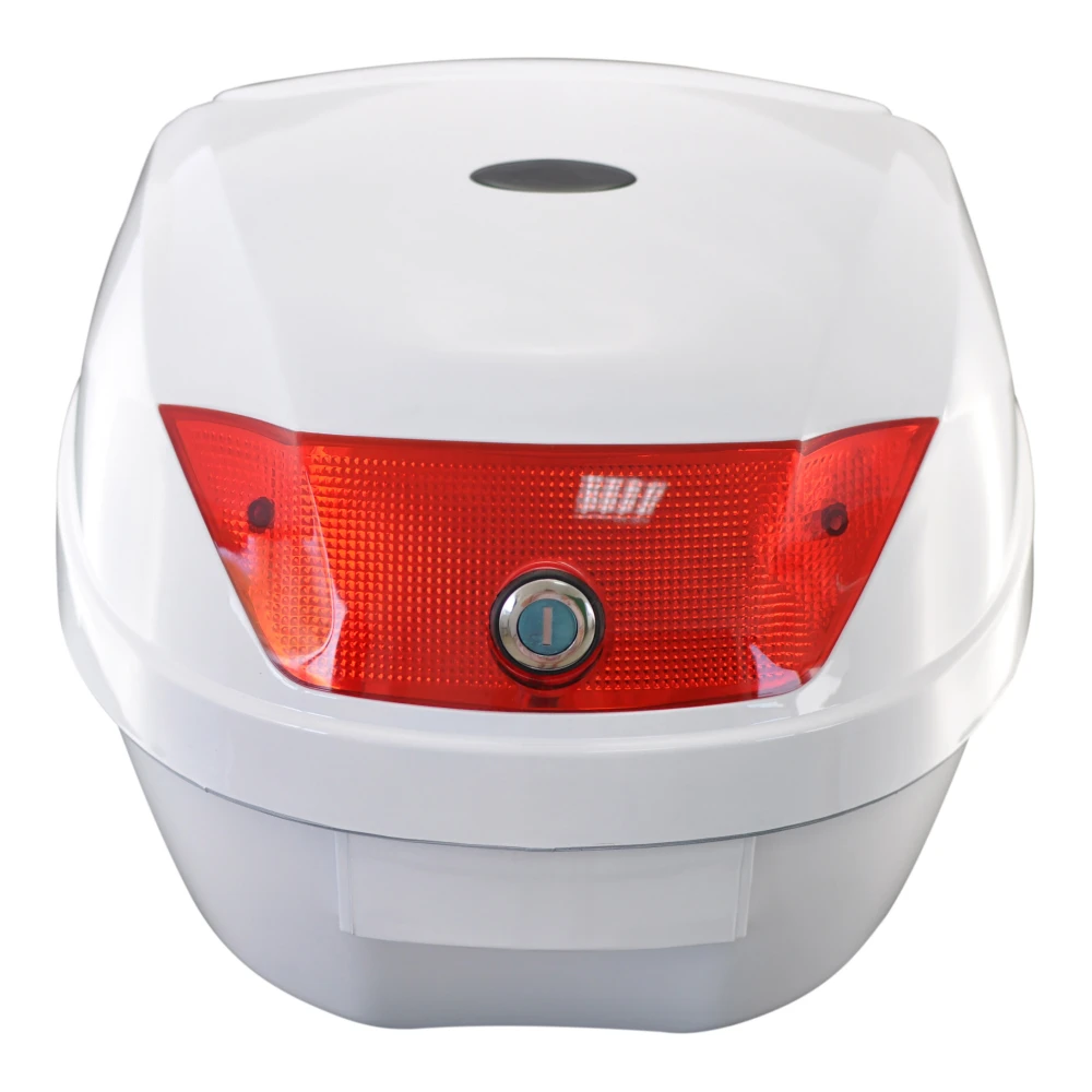 Top case universal moto 28L alb - cutie portcasca pentru 1 casca