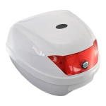 Top case universal moto 28L alb - cutie portcasca pentru 1 casca