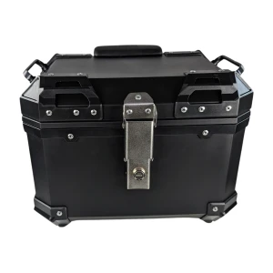 satkit Top case moto universal 36L cu spătar lombar și carcasă pătrată din ABS negru