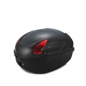Cutie portcasca bicicletă 17L neagră JZH-818 pentru 1 cască cu încuietoare