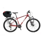 Cutie portcasca bicicletă 17L neagră JZH-818 pentru 1 cască cu încuietoare
