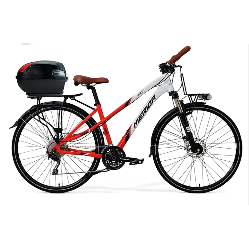 Cutie portcasca bicicletă 17L neagră JZH-818 pentru 1 cască cu încuietoare