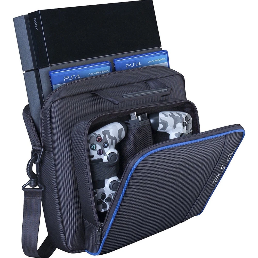 Geantă de transport pentru PS4 și PS4 Slim - husă de voiaj rezistentă și practică