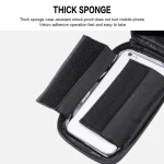 Geantă suport telefon bicicletă cu touchscreen și vizieră solară 0.5L