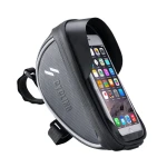 Geantă suport telefon bicicletă cu touchscreen și vizieră solară 0.5L