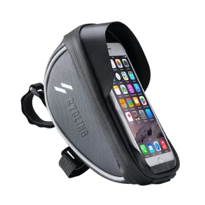 Geantă suport telefon bicicletă cu touchscreen și vizieră solară 0.5L