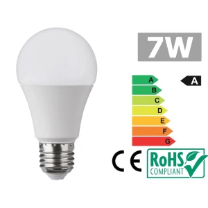 Bec LED E27 7W 6500K lumină albă puternică