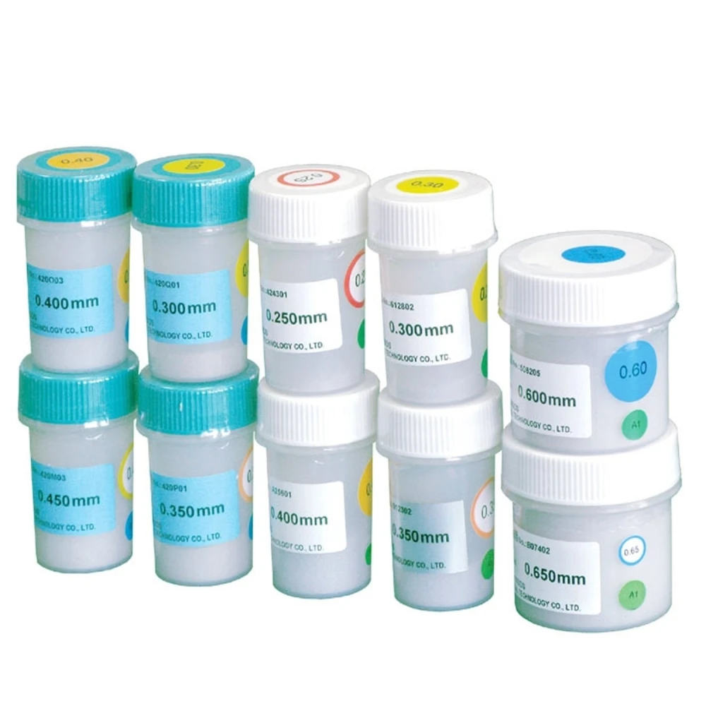 Bile de cositor cu plumb 0,45mm, 25.000 buc pentru lipire profesională