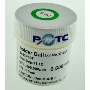 Bile cositor cu plumb 0,55 mm 250.000 buc pentru lipire BGA