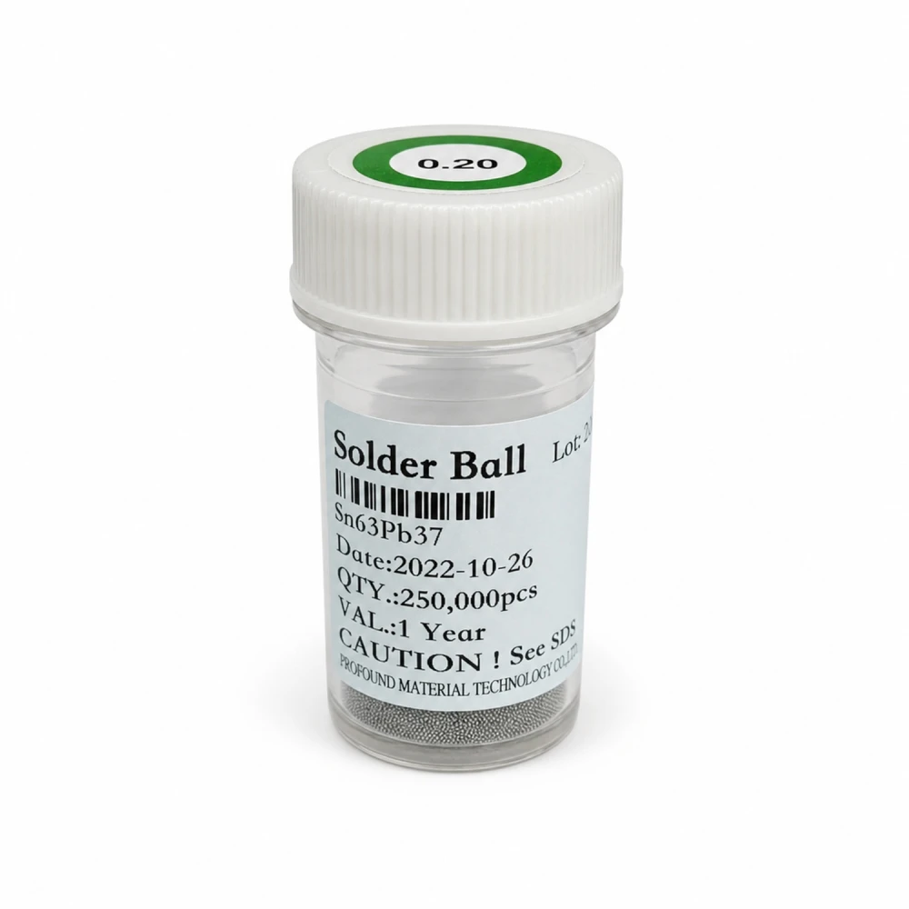 Tub bile cositor cu plumb 0,20mm 250.000 bucăți pentru lipire BGA
