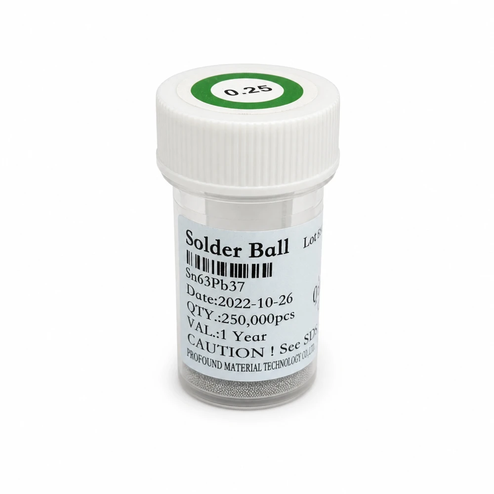 Tub bile cositor cu plumb 0,25mm 250.000 bucăți pentru lipire BGA