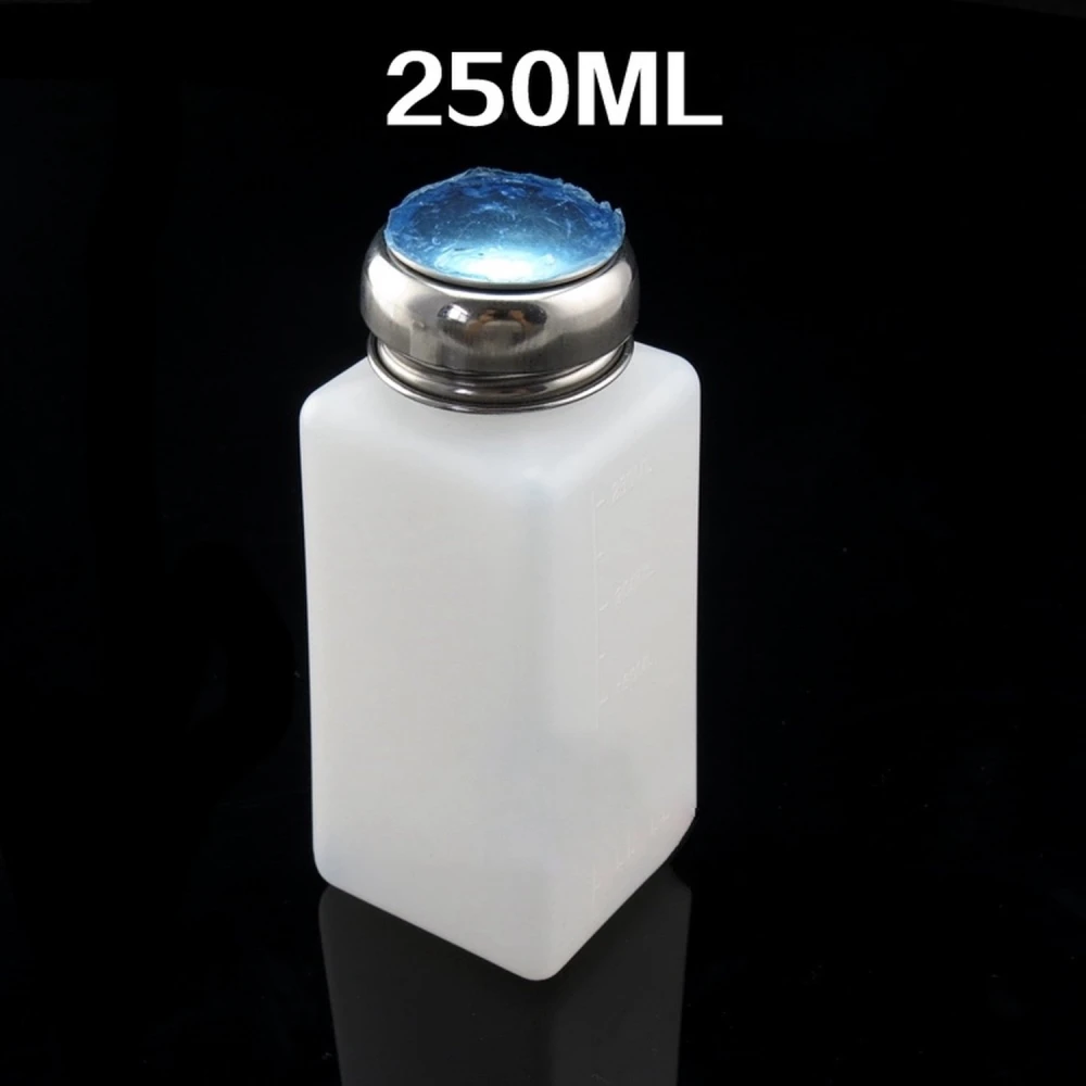 Recipient dozator lichid de curățare alcool 250ml cu dozare prin presiune
