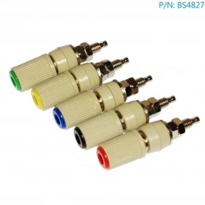 BS4827 Pack 2 terminale femelă 4mm roșu-negru Amass pentru panou