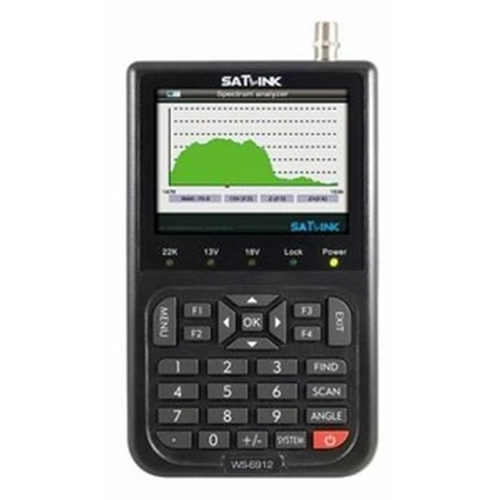 Cautator sateliti Satlink WS-6912 pentru DVB-S/DVB-S2 - masurator portabil de semnal