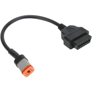 Cablu adaptor Harley Davidson OBD1 4 pini la OBDII 16 pini pentru diagnoză