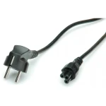 Cablu alimentare Schuko 1.8m C5 pentru laptop, cu mufă la 90 de grade și conector drept