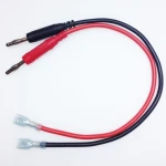 Cablu banana 4mm la conector Faston 30 cm TL22036 Amass