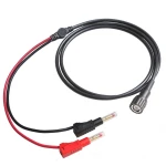 Cablu coaxial RG58 BNC tată la banane cu conectori Amass de 140 cm