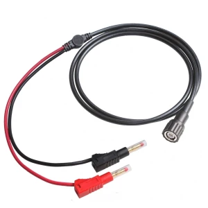 Cablu coaxial RG58 BNC tată la banane cu conectori Amass de 140 cm
