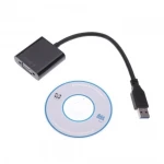 Cablu convertor USB 3.0 la VGA pentru monitor 1080p - satkit