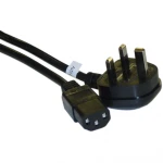 Cablu de alimentare UK BS 1363 la C13 cu siguranță și certificat VDE, 6 ft