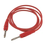 Cablu de test banana tata-tata 4mm 14AWG rosu din silicon Amass