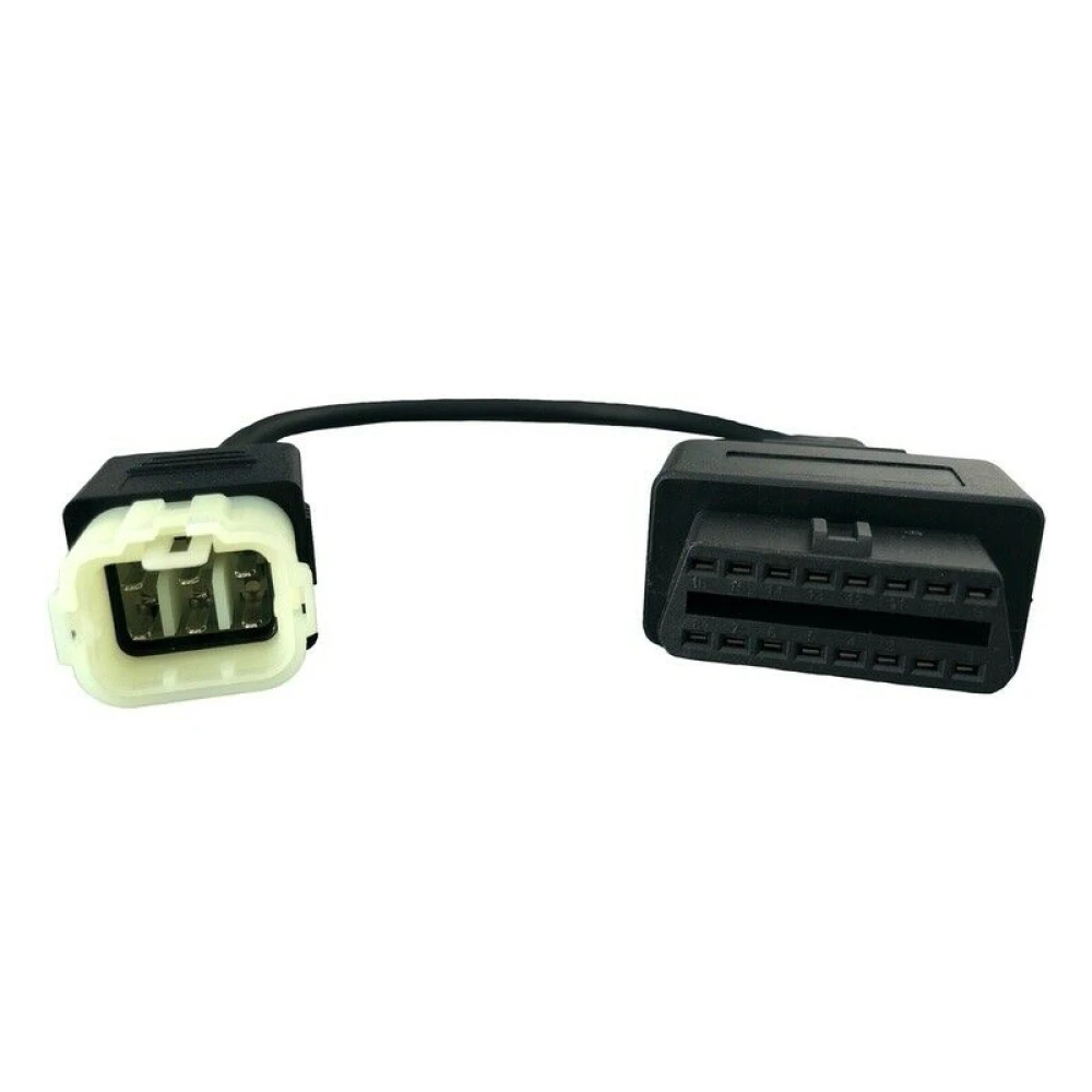 Cablu diagnoză 6 pin la 16 pin moto Kawasaki - adaptor KTM de calitate