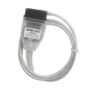 Cablu de diagnoză mini VCI Toyota compatibil cu software OEM TIS