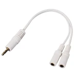 Cablu splitter audio pentru iPod și MP3, compatibil și practic