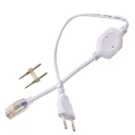 Cablu alimentare priză pentru bandă LED 220V AC cu protecție IP65