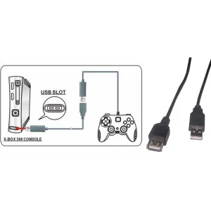 Cablu prelungitor controller Xbox 360 pentru extinderea conexiunii