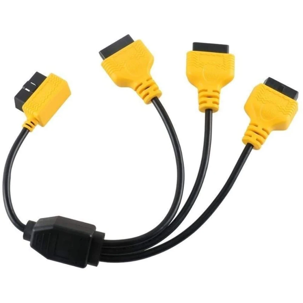 Cablu extensie OBD2 1 la 3 Autool 50cm - adaptor splitter pentru mașini