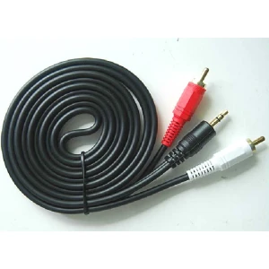 satkit Cablu jack 3,5 mm la 2 RCA, calitate înaltă, 1.5m pentru conexiune audio