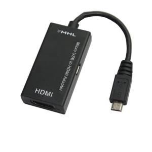 satkit Cablu MHL MicroUSB la HDMI pentru conectarea telefonului la TV cu audio și video HD