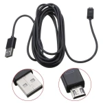 Cablu micro USB 3 metri pentru controller PS4 și Xbox One