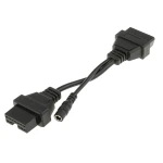 Cablu OBD1 la OBD2 pentru Mitsubishi și Hyundai - adaptor diagnostic 12Pin la 16Pin