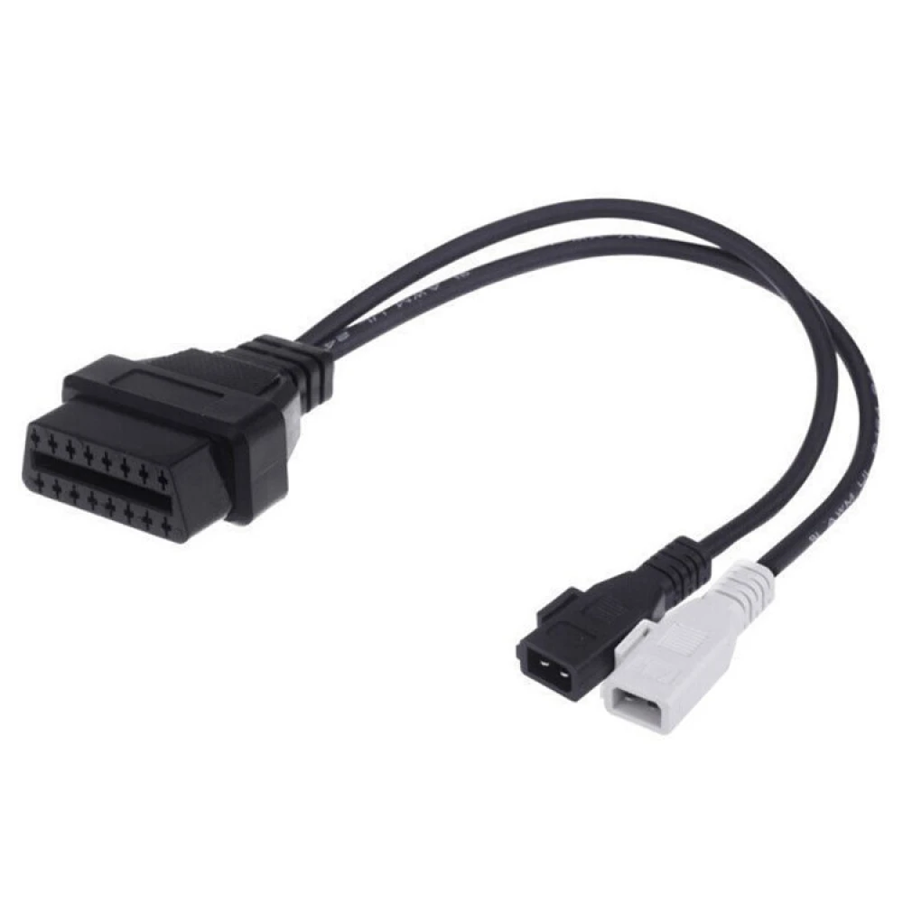 Cablu OBD2 2x2 la 16 pini compatibil VW Audi Seat Skoda VAG Adaptor
