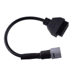 Cablu OBD2 6 pini la 16 pini pentru moto Suzuki compatibil cu adaptor de diagnoză
