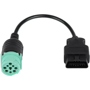 Cablu OBD2 9 pini la 16 pini pentru camion Cummins