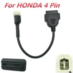 Cablu OBD2 la 4 pini pentru motocicletă Honda - adaptor diagnostic
