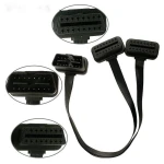 Cablu OBD2 splitter adaptor de extensie 16 pini pentru diagnoză auto