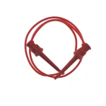 Cablu test clip 50 cm roșu TL2218 - cablu silicon 20 AWG pentru măsurători electronice