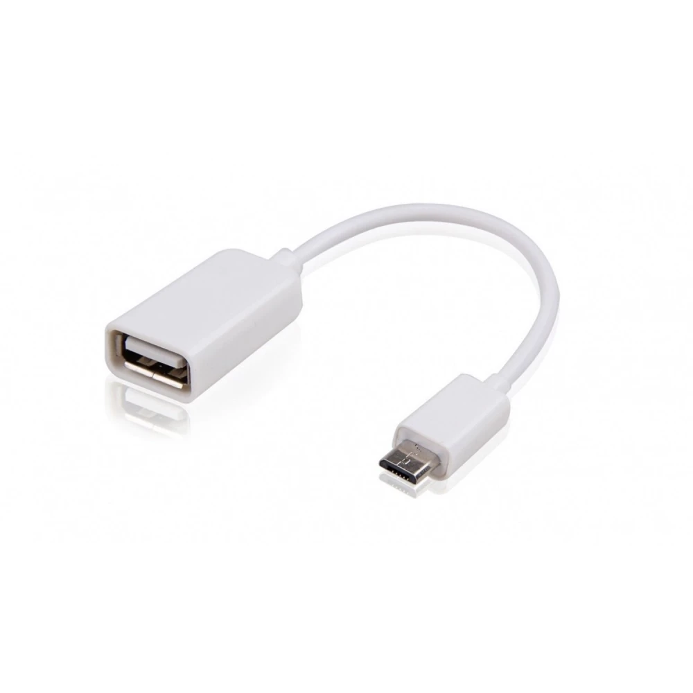 Cablu USB OTG Micro USB tată - USB mamă 10 cm compatibil Android