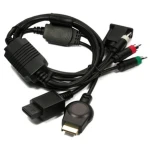 Cablu VGA pentru PS3 Wii pentru conectarea consolei la monitor cu audio RCA