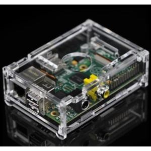 Carcasă acrilică transparentă pentru Raspberry Pi, compatibilă cu Modelele A și B