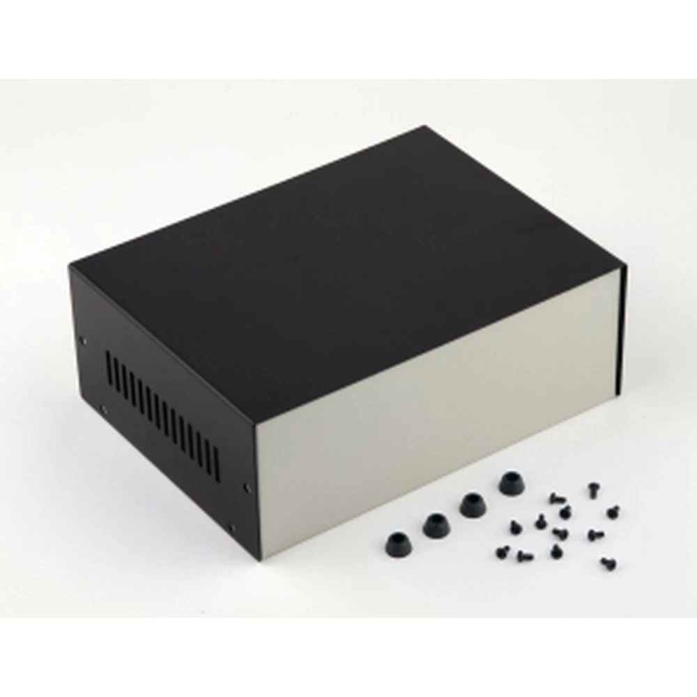 Carcasă metalică pentru proiecte 210x155x80mm cu fante de ventilație