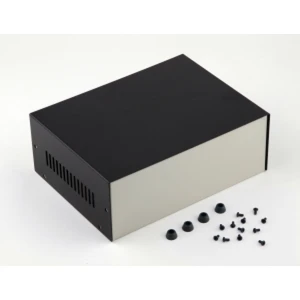 Carcasă metalică pentru proiecte 210x155x80mm cu fante de ventilație